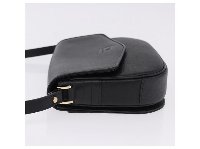 Borsa a tracolla Burberrys in pelle nera e oro Auth ka5693 Nero D'oro - vista 5