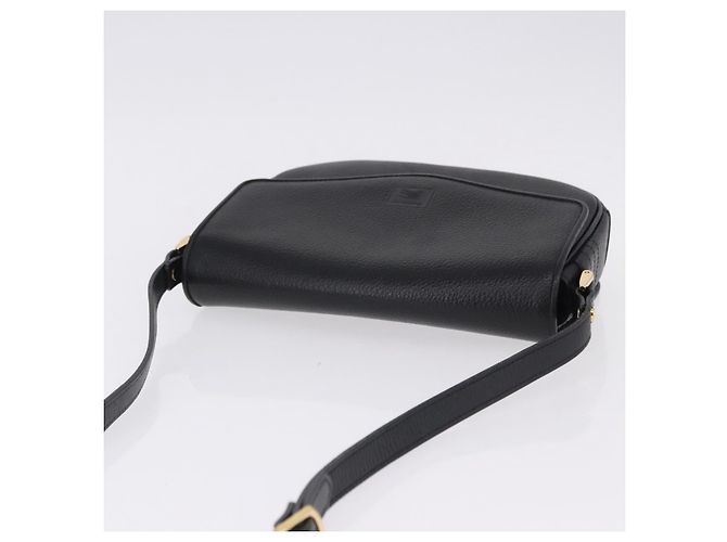 Borsa a tracolla Burberrys in pelle nera e oro Auth ka5693 Nero D'oro - vista 6