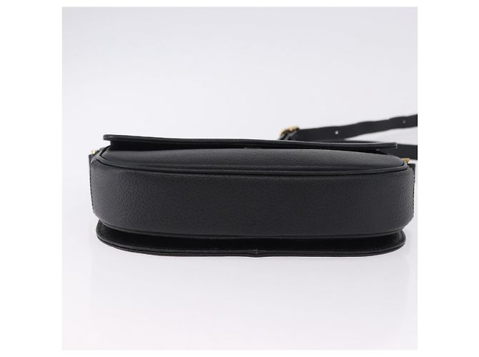 Borsa a tracolla Burberrys in pelle nera e oro Auth ka5693 Nero D'oro - vista 9
