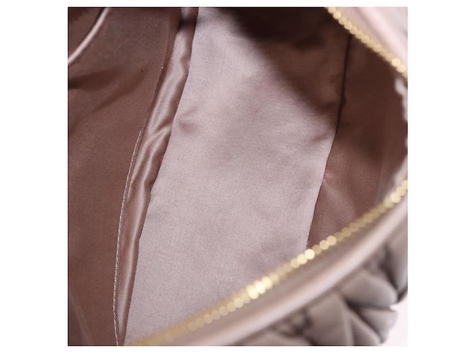 Borsa a tracolla Miu Miu Matelassé Wonder in pelle di agnello Pink Gold Auth 196075SAM Rosa D'oro - vista 11