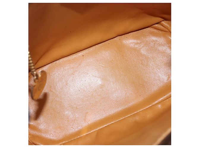 Céline Borsa a tracolla CELINE in pelle nera e oro Auth 193354 Nero D'oro - vista 19