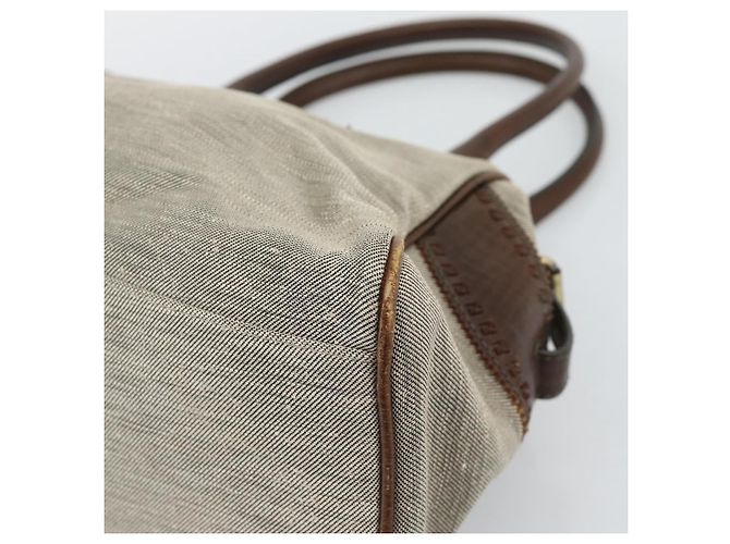 Borsa a mano FENDI Canvas Gray Brown 8BN162 Auth 196102 Marrone - vista 12