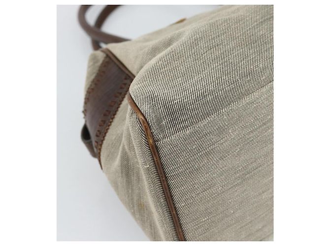 Borsa a mano FENDI Canvas Gray Brown 8BN162 Auth 196102 Marrone - vista 13