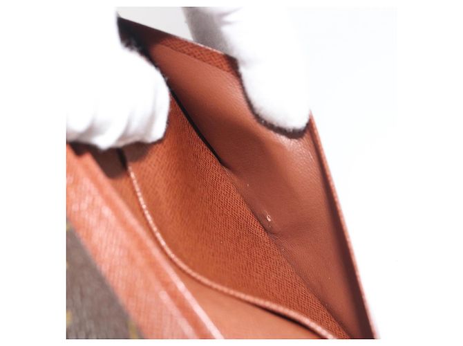 LOUIS VUITTON Porte Monnaie Billets Tresor Wallet M61730 LV Auth 194316A Monogramma - vista 20