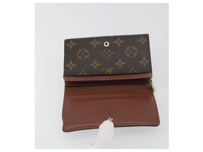 LOUIS VUITTON Porte Monnaie Billets Tresor Wallet M61730 LV Auth 194316A Monogramma - vista 9
