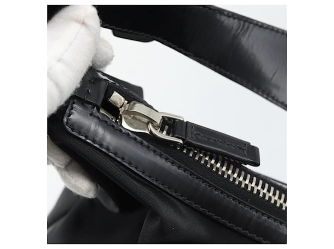 Borsa a Tracolla PRADA Nylon Black Silver Auth 196016A Nero Argento - vista 10