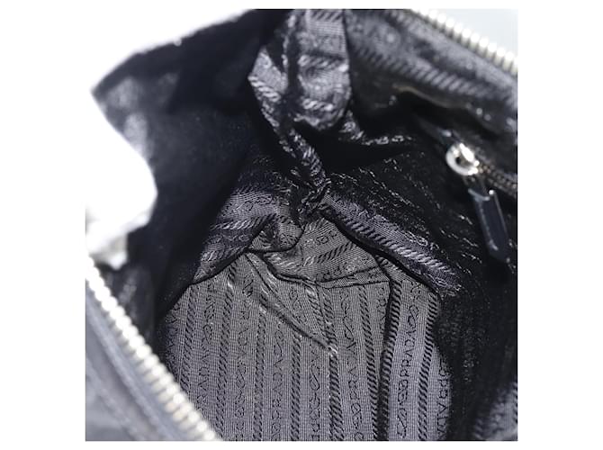 Borsa a Tracolla PRADA Nylon Black Silver Auth 196016A Nero Argento - vista 21