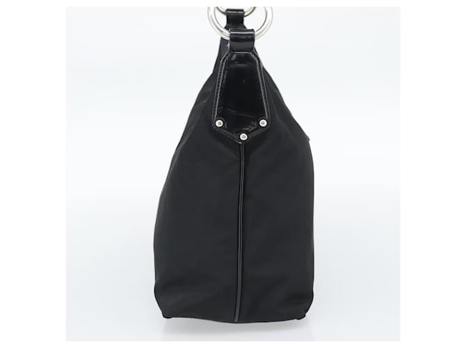 Borsa a Tracolla PRADA Nylon Black Silver Auth 196016A Nero Argento - vista 3