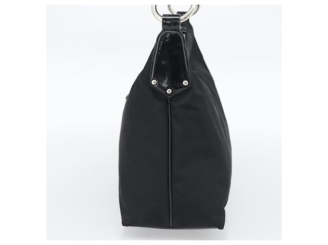 Borsa a Tracolla PRADA Nylon Black Silver Auth 196016A Nero Argento - vista 4