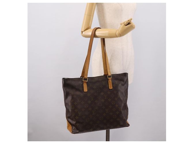 Borsa Tote Cabas Mezzo Monogram LOUIS VUITTON M51151 LV Auth ka5628 Monogramma - vista 22
