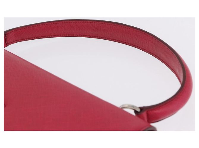 Borsa Salvatore Ferragamo Gancini in pelle 2way Rosa Argento Auth 196831V - vista 8