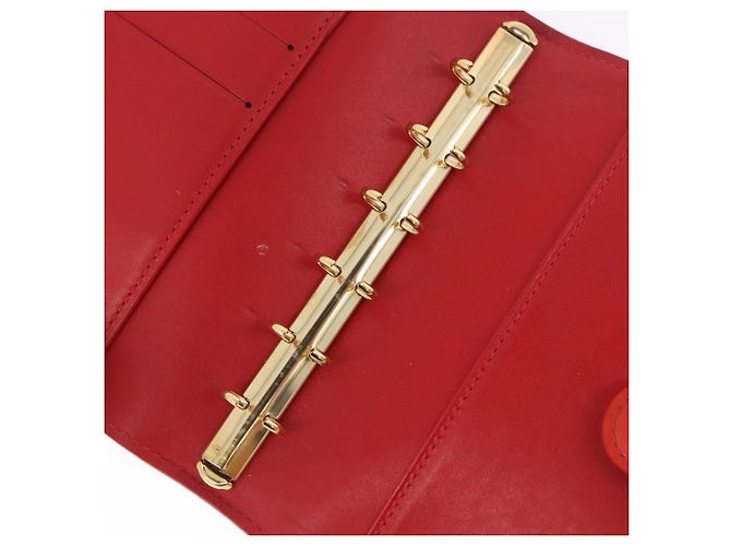 LOUIS VUITTON Monogram Vernis Agenda PM Planner Cover Rouge R21003 Auth 180968A Roja - vista 21