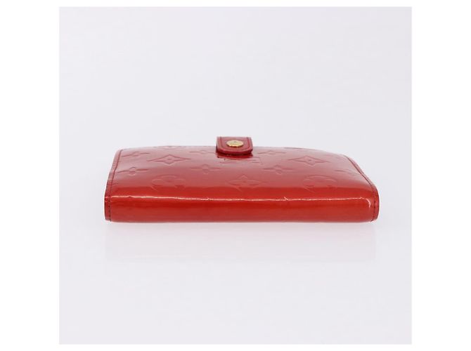 LOUIS VUITTON Monogram Vernis Agenda PM Planner Cover Rouge R21003 Auth 180968A Roja - vista 4