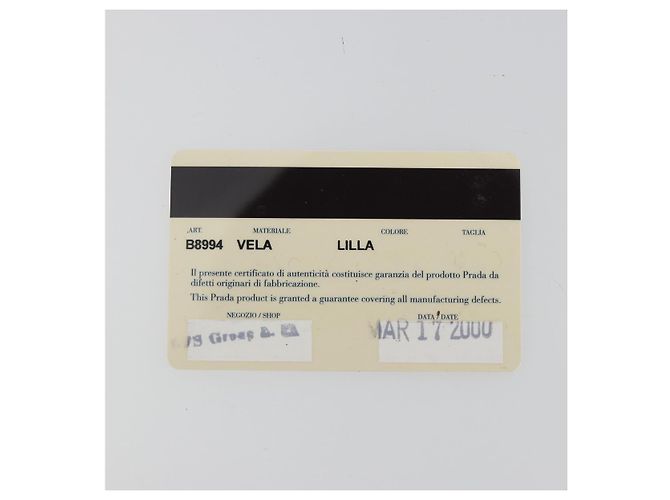 Borsa a tracolla PRADA Nylon Rosa Argento Auth 194319A - vista 12