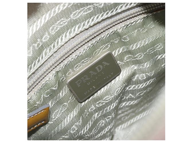 Borsa a tracolla PRADA Nylon Rosa Argento Auth 194319A - vista 22