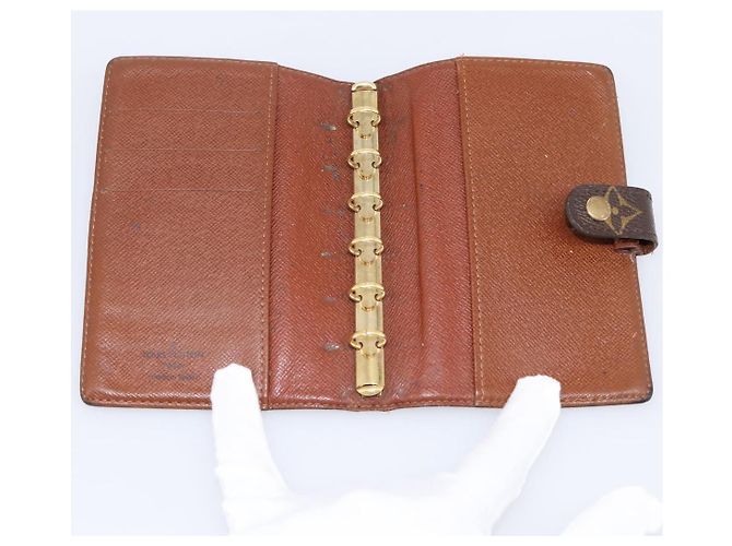 LOUIS VUITTON Monogram Agenda PM Day Planner Cover R20005 LV Auth 180953 Monograma - vista 8