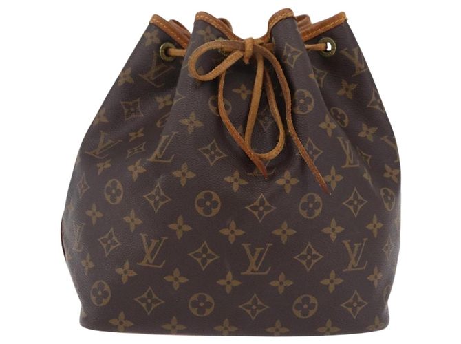 LOUIS VUITTON Borsa a tracolla Monogram Petit Noe M42226 LV Auth 193342 Monogramma - vista 13