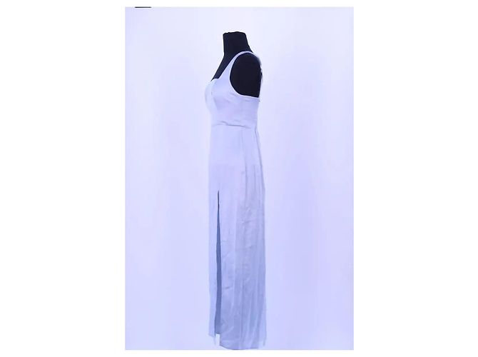 Reformation Seidenkleid Blau - Ansicht 2