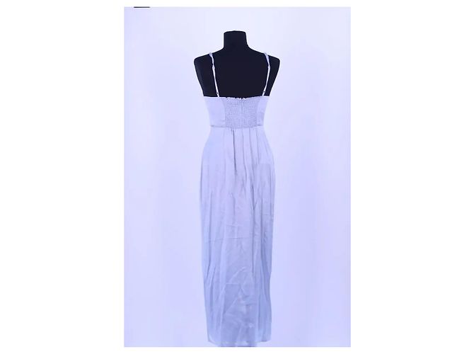 Reformation Seidenkleid Blau - Ansicht 3
