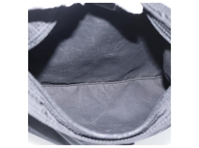 Borsa a tracolla PRADA Nylon Black Silver Auth 196147A Nero Argento - vista 11