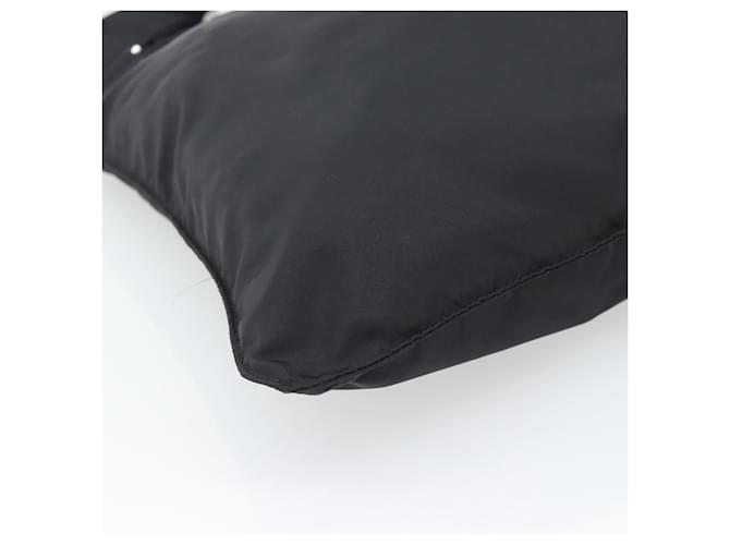 Borsa a tracolla PRADA Nylon Black Silver Auth 196147A Nero Argento - vista 15