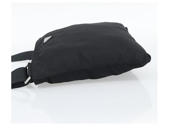 Borsa a tracolla PRADA Nylon Black Silver Auth 196147A Nero Argento - vista 3