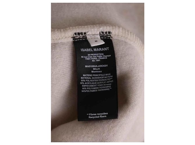 Giacca Isabel Marant Maja ecru Crudo - vista 7