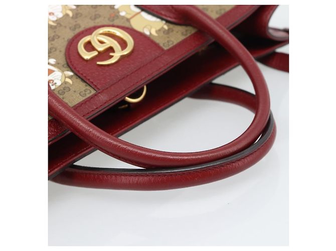 Borsa GUCCI Doraemon Micro GG PVC 2way Beige Gold 654345 Auth 195107SAM - vista 7
