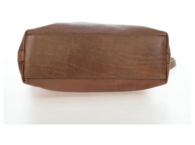 Borsa GUCCI Interlocking in pelle 2way Brown Silver 326514 Auth 195798V Marrone Argento - vista 12