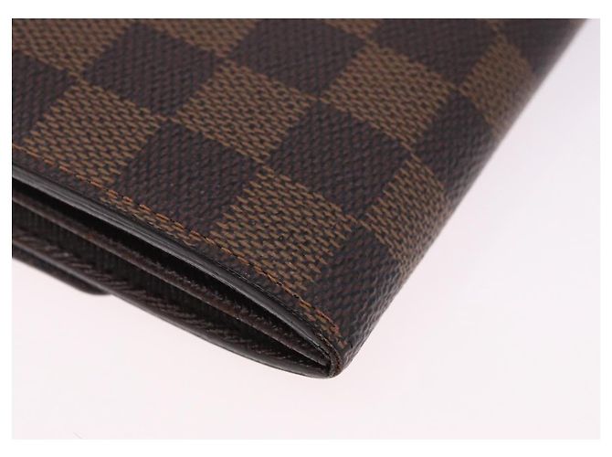 LOUIS VUITTON Damier Ebene Portefeuille Sarah Long Wallet N60491 LV Auth 194471A - vista 15