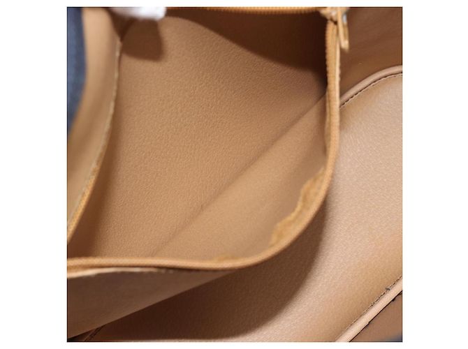Borsa a Mano Christian Dior Trotter PVC Pelle Navy Tono Oro Auth 196124 - vista 20