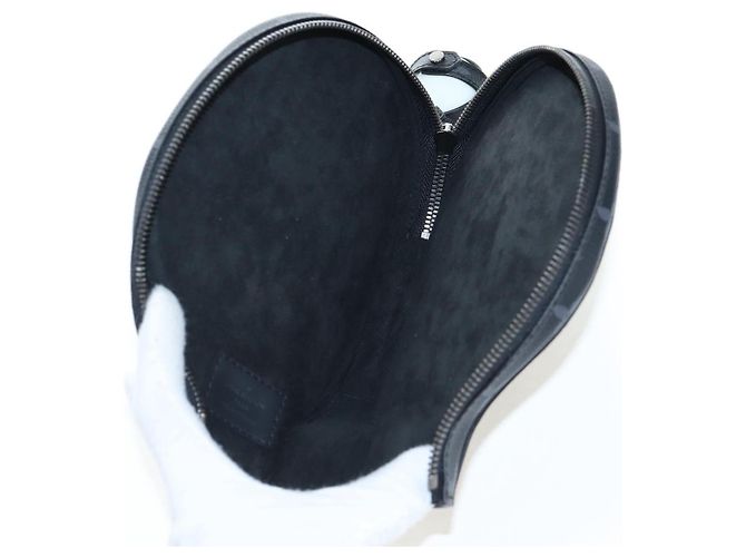 LOUIS VUITTON Monogram Eclipse Set Ping Pong James Club Case LV Auth BA14606SM Monogramme - vue 15