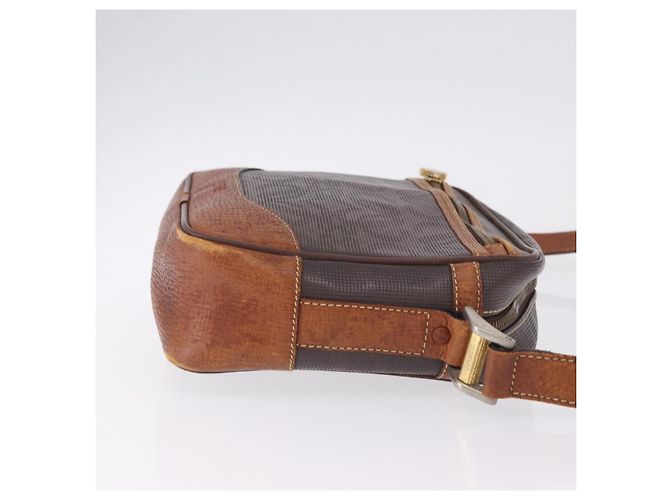 Borsa a tracolla LOEWE PVC Brown Gold Silver Auth 195697 Marrone Argento D'oro - vista 3