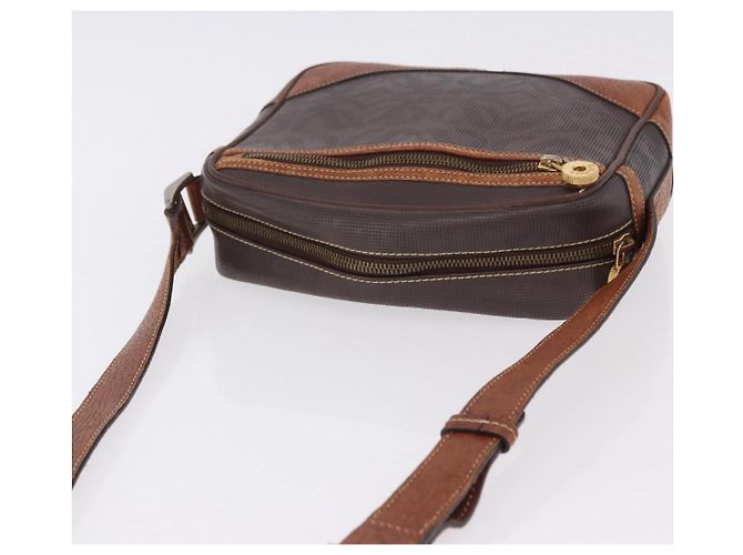 Borsa a tracolla LOEWE PVC Brown Gold Silver Auth 195697 Marrone Argento D'oro - vista 6