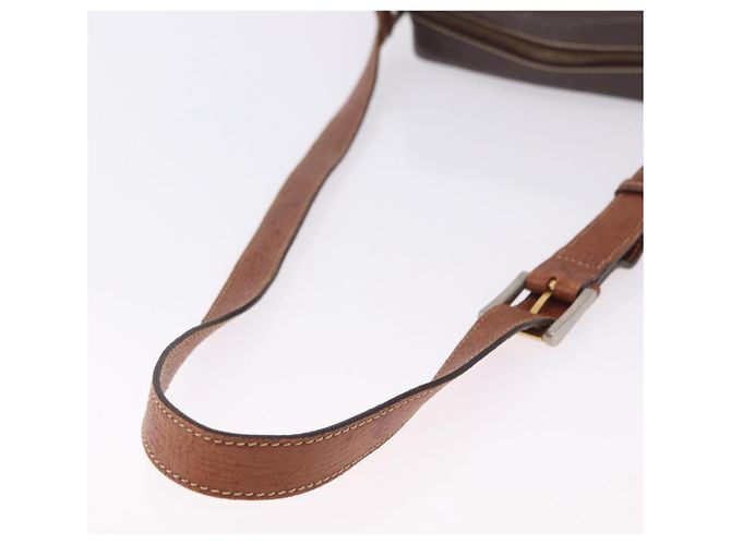 Borsa a tracolla LOEWE PVC Brown Gold Silver Auth 195697 Marrone Argento D'oro - vista 7