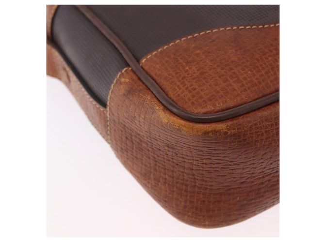 Borsa a tracolla LOEWE PVC Brown Gold Silver Auth 195697 Marrone Argento D'oro - vista 9
