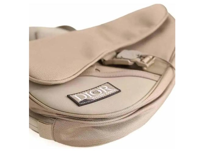 Borsello a vita Dior beige in tessuto - vista 5