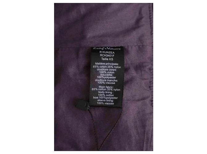 Abrigo de algodón gris Zadig & Voltaire XS - vista 5