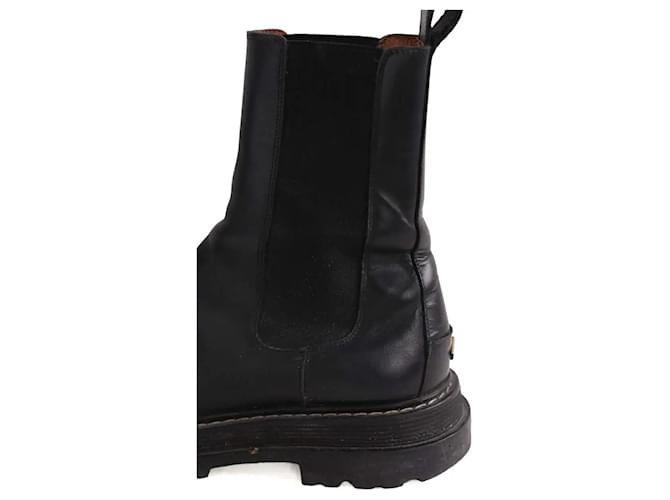 Botas de piel negras Sandro Negro - vista 4