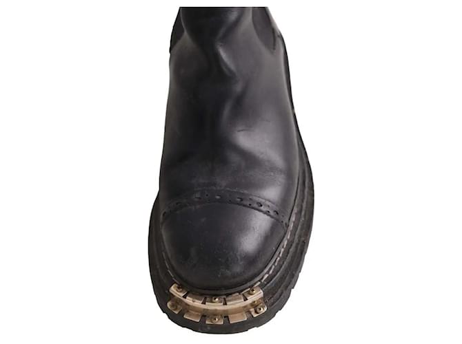 Botas de piel negras Sandro Negro - vista 5