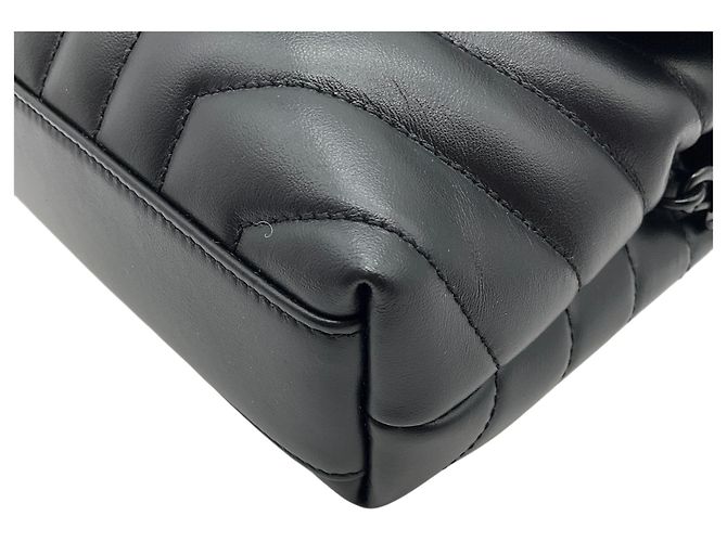 Borsa a tracolla Toy LouLou in pelle nera Saint Laurent Nero - vista 4