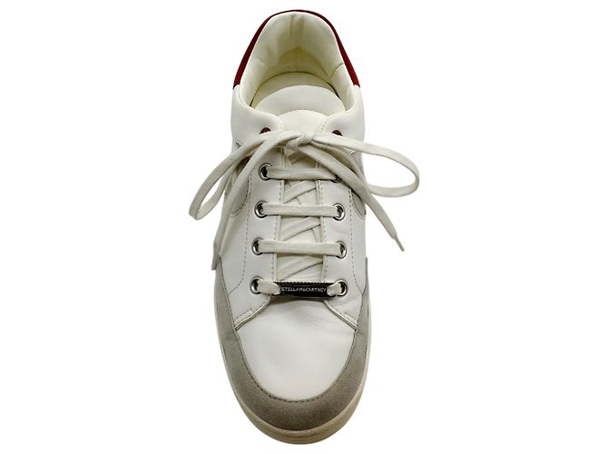 Stella Mc Cartney Sneakers basse Stella McCartney in pelle vegana bianca Bianco - vista 4