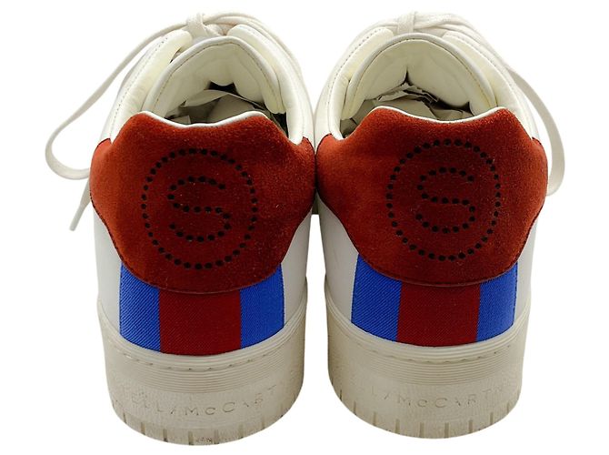 Stella Mc Cartney Sneakers basse Stella McCartney in pelle vegana bianca Bianco - vista 5