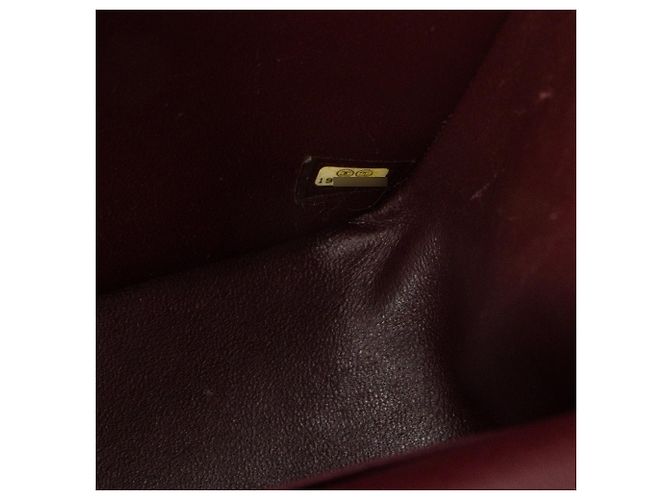 CHANEL - Borsa a tracolla 2.55 Chanel in pelle stropicciata nera Nero - vista 8