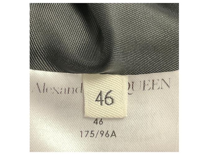 Blazer Alexander McQueen ricamato con rose multicolore nero / rosa / rosso - vista 5