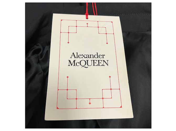 Blazer Alexander McQueen ricamato con rose multicolore nero / rosa / rosso - vista 6