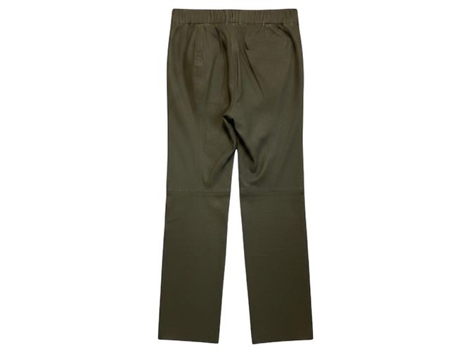 W118 by Walter Baker Pantalones Walter Baker de piel de cordero elástica verde oliva - vista 3