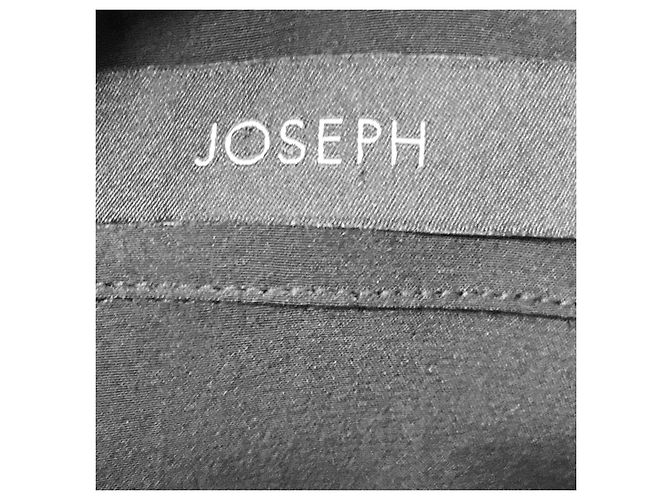 Blusa de seda de manga larga con botones frontales Joseph Black Negro - vista 4