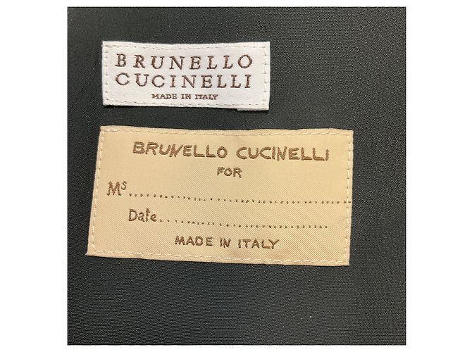 Blazer cruzado entallado Brunello Cucinelli Gunmetal / Silver Metallic - vista 4