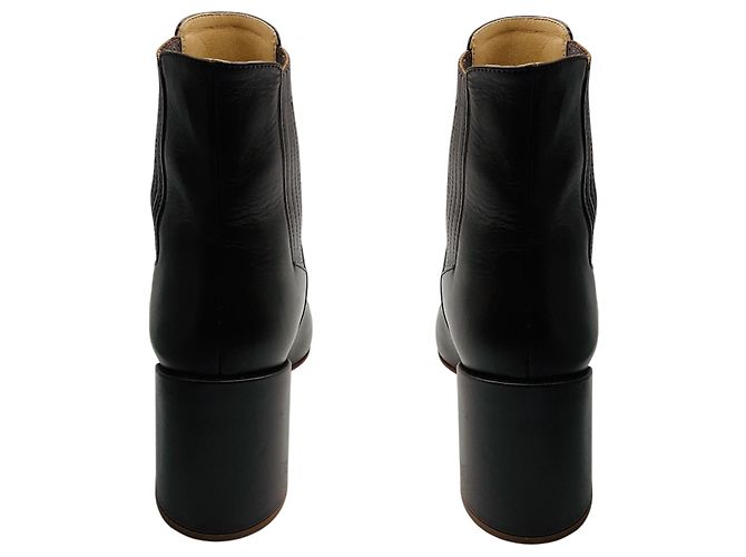 Botines de cuero marrón Gabriela Hearst Castaño - vista 5